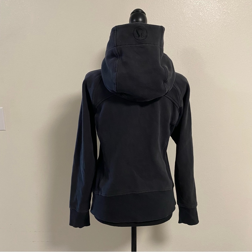 Lululemon Jacket Women’s Size 6 Black Scuba Hoodie Jacket- Wash wear - Picture 7 of 16